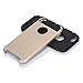 iPhone 6 Case, oneCase™ Hybrid High Impact Shockproof Protective Case Hard Plastic+Soft Silicon Rubber Armor Defender Case Cover for Apple iPhone 6 4.7 inch Screen with Stylus & Screen Protector (Gold/Black)