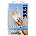 The EDGE Nails French White Nail Tips 100 Assorted Sizes