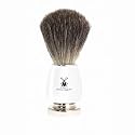 M&Uuml;HLE Pure Badger Hair Shaving Brush Fine White Resin Handle &Oslash;21
