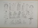 1870 Ancient Greek Sculptures Aphrodite Lithograph - Original Lithograph