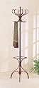 Traditional Southwest Style Cherry Finish Wood Coat/Tie Rack/Hat Stand