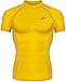 New 068 Yellow Skin Tights Compression Base Layer Short Sleeve Mens T Shirt