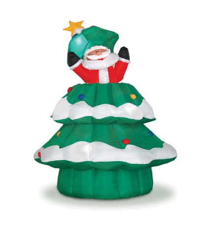 Gemmy Industries 82952 Large Animated Santa Christmas Tree 6' Gemmy Industries 82952 Large Animated Santa Christmas Tree 6'