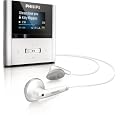 Philips GoGear Raga MP3-Player 2 GB (LC-Display, USB 2.0) silber