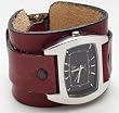 Hand Made "Morrison Deax" Genuine Leather Watch - Red