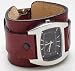 Hand Made "Morrison Deax" Genuine Leather Watch - Red