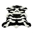 Cow Pelt | Cow Collection | Faux Fur Rug | 5 foot X 7 foot