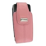 Blackberry Pink Leather Swivel Holster Case Pouch for Blackberry Pearl 8100 ....