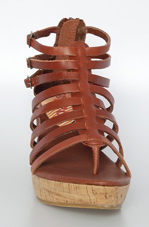 80%20 The Layla Gladiator Wedge in Luggage,Shoes for Women from 80%20