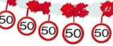 Girlande Verkehrsschild Zahl 50 - Folat