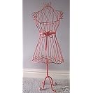 Deep pink wireframe mannequin