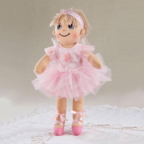 Ballerina Doll 14 Soft Cloth Doll with Removeable Clothes Yarn Hair Ballerina Doll 14 Soft Cloth Doll with Removeable Clothes Yarn Hair