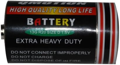 Large Battery Diversion Safe Stash Container - D Size Battery