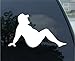 MUD FLAP MAN Sticker Funny Trucker Vinyl Decal Fat Joke Mudflap Sexy Car Window - Die cut vinyl decal for windows, cars, trucks, tool boxes, laptops, MacBook - virtually any hard, smooth surface