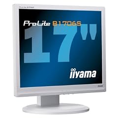 Iiyama ProLite B1706S 43,2cm (17 Zoll) LCD Monitor DVI-D, VGA (Kontrast dyn. 800:1, 5ms Reaktionszeit) wei�
