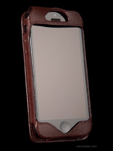 Sena 825913 Leather Skin Case for iPhone 5 - 1 Pack - Retail Packaging - Brown