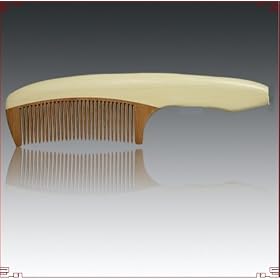 PMHM2-04 - Large High Quality All Natural Wooden Comb - 6.5 Inch