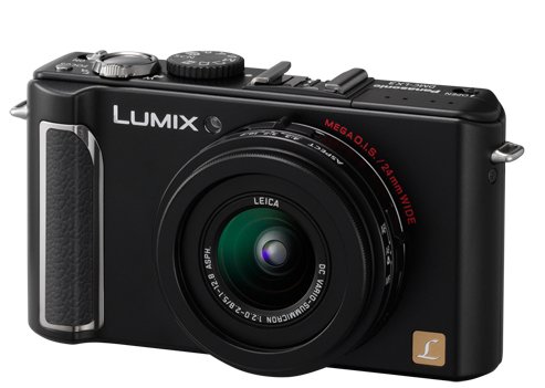 Panasonic DMC-LX3 10.1MP Digital Camera with 24mm Wide Angle MEGA Optical Image Stabilized Zoom (Black)