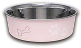 Loving Pets Bella Bowl for Pets, Small, 1-Pint, Paparazzi Pink