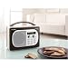 Electronics : PURE EVOKE MIO CHOCOLATE 50'S STYLE DAB RADIO WITH BUILT-IN CHARGEPAK