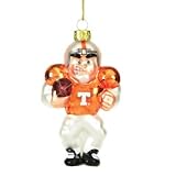 SC Sports Tennessee Volunteers Caucasian Football Player Ornament (Set of 2)