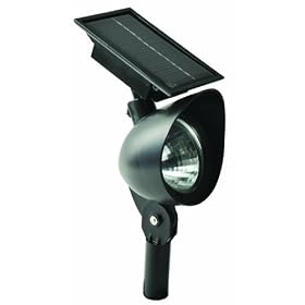Paradise GL23835BK2 Plastic Solar Spot Light, 2-Pack, Black