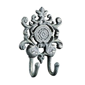 Cast Iron Decorative Double Hook