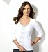 Per Una 34 Sleeve Embroidered Scoop Neck Top