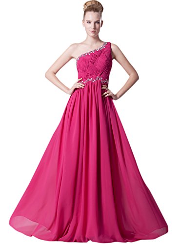 (アザブロ)AZBRO レディース エレガント 高品質 ハイウェスト 無地 ワンショルダー ロング丈 きれいめ 宴会 演奏会 ワンピース ドレス