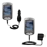 Essential Kit for the Mio Technology P350 - includes Car and Wall Charger with Rapid Charge Technology - Gomadic Brand w/ TipExchange Technology