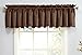 Sun Zero Barrow Energy Efficient Rod Pocket Curtain Valance, 54