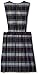 French Toast Girls' Plaid V-neck Jumper