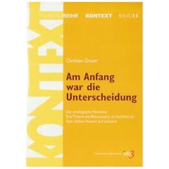 Am Anfang war die Unterscheidung