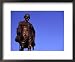Bronze Statue of Mohandas Karamchand (Mahatma) Gandhi, Mumbai, Maharashtra, India Styles Framed Art Poster Print by Dallas Stribley, 22x18