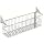 Triton Products 1775 Storability Wire Basket 15-Inch W by 4-Inch H by 6-1/2-Inch D Gray Epoxy Coated Steel with Lock-On Hanging Brackets