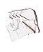 Greenbun Organic Cotton Hooded Towel With Washcloth (CreamWithBrownTrim)