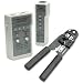 Intellinet Network Cable Tester with RJ-45 Crimping Tool