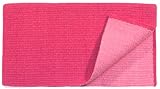 Mayatex Saddle Blanket - San Juan Solid Reversibles - Rapture Rose/Sweet Pink