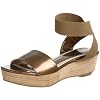 ALL BLACK Women's 70103 Cork Strap Wedge