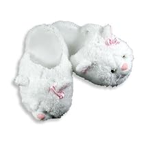 Kreative Kids Inc - Girls Cat Slipper, White