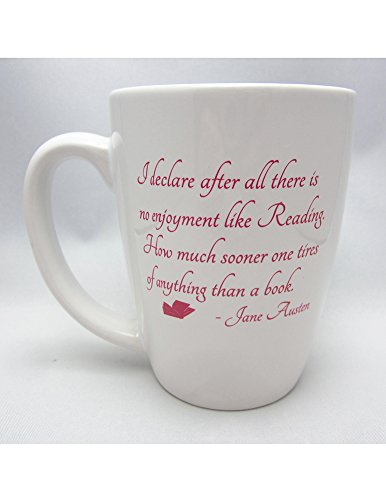 Jane Austen Reading Quote Mug