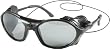 Black Tactical Sunglasses With Wind Guard (Glacier Glasses)