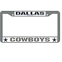 Dallas Cowboys License Plate Frame (Chrome Metal)