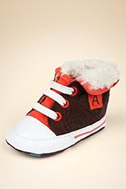 Autograph Faux Fur Trim Pram Shoes