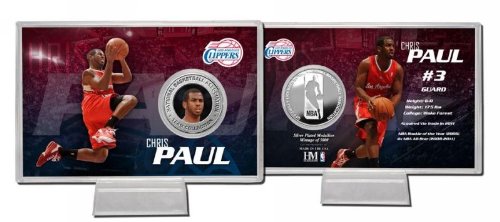 Highland Mint Los Angeles Clippers Chris Paul Silver Coin Card