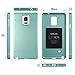 Galaxy Note 4, OBLIQ [Slim Meta][Metallic Emerald Mint] - Thin Slim Fit Bumper Armor Scratch Resist Metallic Finish Dual Layered Heavy Duty Hard Protection Hybrid Case (for Galaxy Note 4)