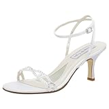 Touch Ups Women's Fantasy Dyeable Sandal,White,7.5 M