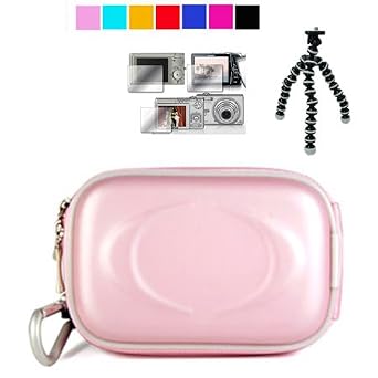 Slim Camcorder Case for Panasonic TA1 Ultrathin HD Pocket Camcorder + Screen Protector for Panasonic TA-1 + Camcorder Grey Tripod