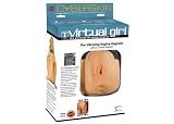 Bundle Virtual Girl Vagina Ez-1 Touch and Aloe Cadabra Organic Lube Lavender 2.5 Oz