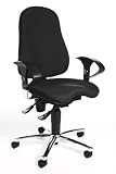Produkt-Bild: TOPSTAR SI59U G20 B&uuml;rodrehstuhl Sitness 10 schwarz mit h&ouml;henverstellbaren Armlehnen